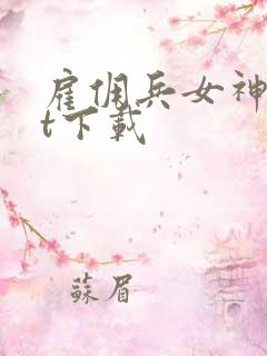 雇佣兵女神txt下载