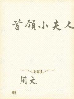 首领小夫人