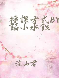 授课方式BY肉馅小水饺