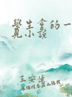 学生会的一己之见小说