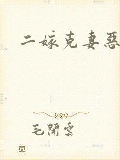 二嫁克妻恶少