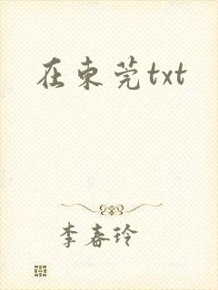 在东莞txt