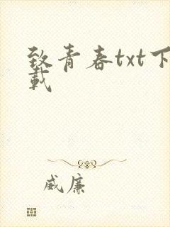 致青春txt下载