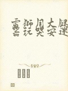 雷狮用大腿支撑器玩哭安迷修