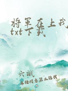 将军在上我在下txt下载