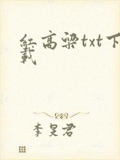 红高粱txt下载