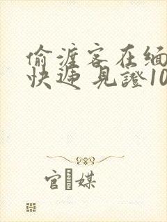 偷渡客在缅北送快递 见证100种逃亡