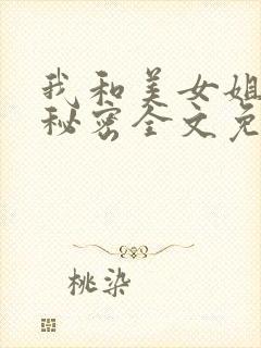 我和美女姐姐的秘密全文免费阅读