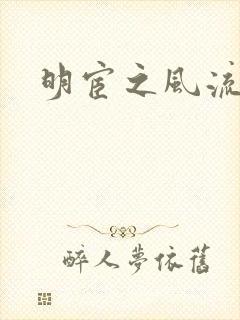 明宦之风流无边