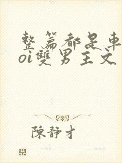 整篇都是车的doi双男主文