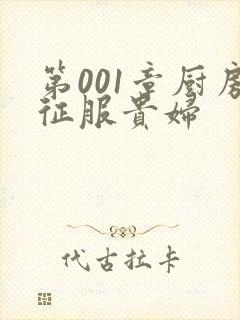 第001章厨房征服贵妇