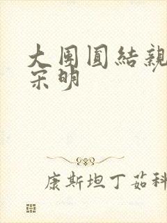 大团圆结亲情会宋明