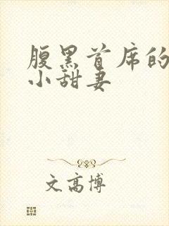 腹黑首席的替身小甜妻