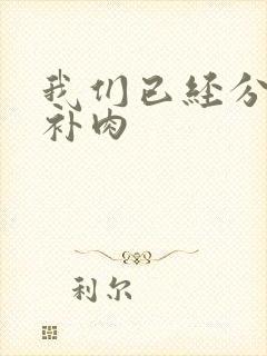 我们已经分手了补肉