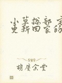 小草总部 定期更新回家的路