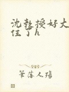 沈教授好大含不住了h