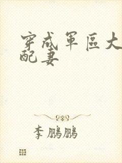 穿成军区大佬女配妻