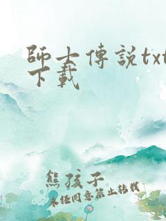 师士传说txt下载