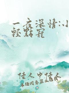 一夜深情:小叔轻点宠