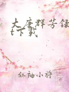 大唐群芳录txt下载