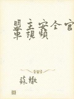 盟主安全官开火车视频