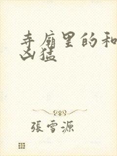 寺庙里的和尚很凶猛