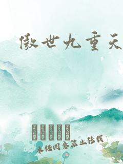 傲世九重天小说