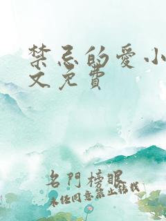 禁忌的爱小说全文免费