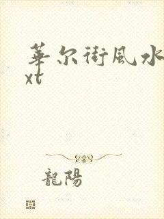 华尔街风水师txt