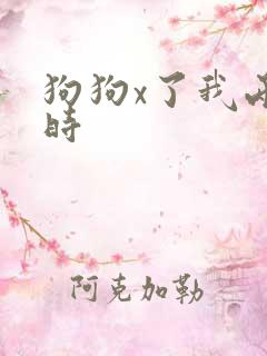 狗狗x了我两小时