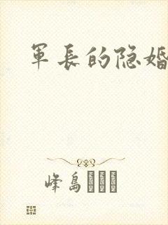 军长的隐婚娇妻
