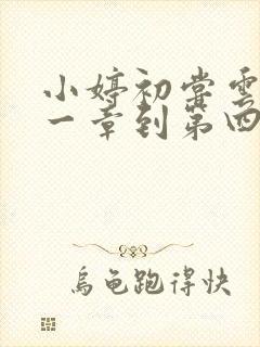 小婷初尝云雨第一章到第四章