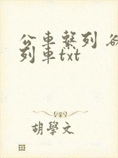 公车系列 欲望列车txt