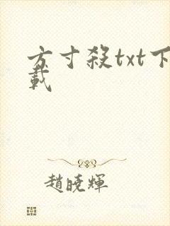 方寸杀txt下载