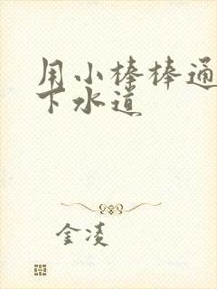 用小棒棒通你的下水道