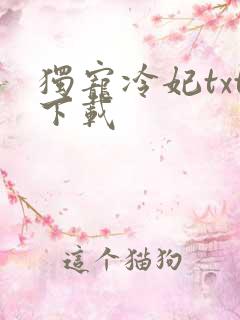 独宠冷妃txt下载