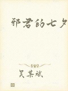 邪君的七夕皇妃