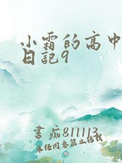 小霜的高中成长日记9