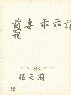 前妻 乖乖让我宠