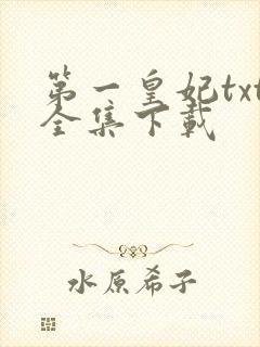 第一皇妃txt全集下载