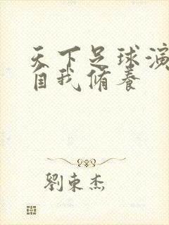 天下足球演员的自我修养