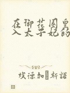 在御花园皇上进入太子妃的小说