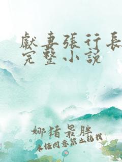 献妻张行长全文完整小说