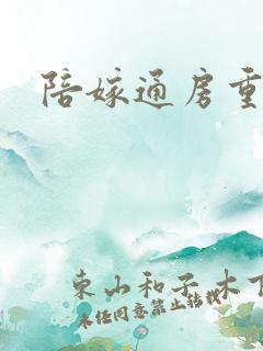 陪嫁通房重生记