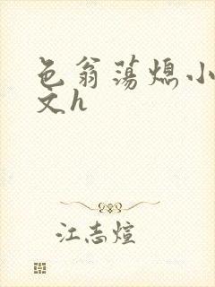 色翁荡熄小说全文h