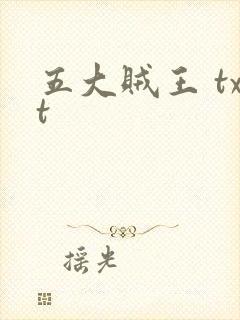 五大贼王 txt