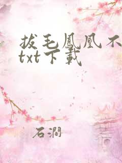 拔毛凤凰不如鸡txt下载