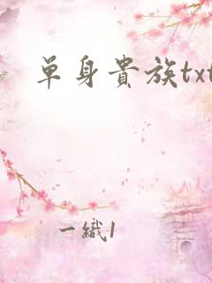 单身贵族txt