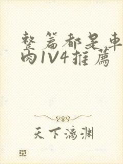 整篇都是车的多肉1V4推荐