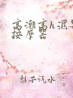 高潮高h湿各种按摩器